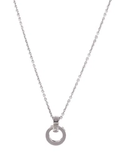Pre-owned Bvlgari Roman Sorbet Amethyst And Tourmaline Necklace In Silver