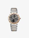 Bvlgari Rose Gold 103067   Stainless-steel, 18ct Rose-gold And Diamond Quartz Watch In Rose Gold