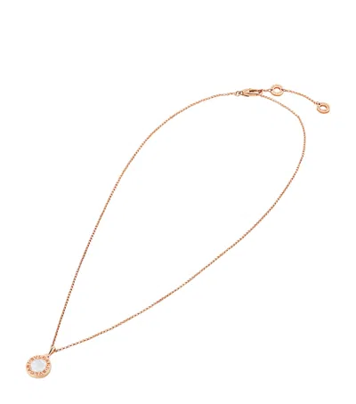 Bvlgari Rose Gold And Mother-of-pearl   Necklace