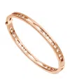 Bvlgari Rose Gold B. Zero1 Bangle In Rose Gold