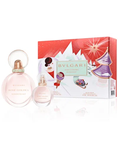 Bvlgari Rose Gold Blossom Delight 2 Pc Mini Set (2.5 oz Edp + 0.5 oz Edp) In Transparent