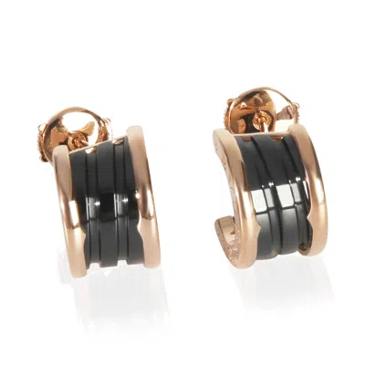 Pre-owned Bvlgari Rose Gold  B.zero1 Hoop Earrings