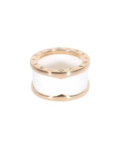 Pre-owned Bvlgari Rose Gold B.zero1 Ring (authentic Pre-loved)
