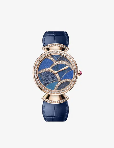 Bvlgari Rose Gold Divas' Dream 18ct Rose-gold And Brilliant-cut Diamond Quartz Watch