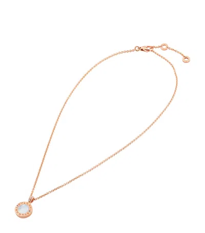 Bvlgari Rose Gold, Mother-of-pearl And Diamond   Necklace