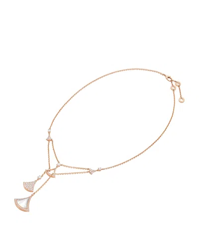 Bvlgari Rose Gold, Mother-of-pearl And Diamond Divas' Dream Necklace