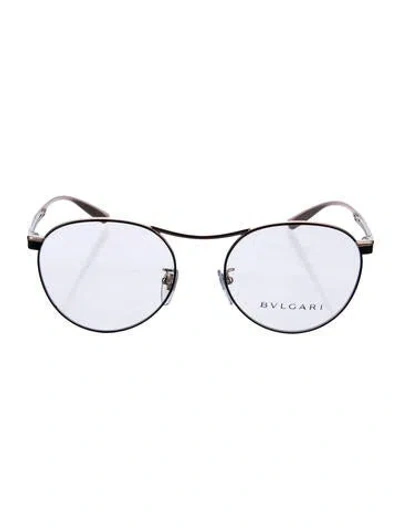 Pre-owned Bvlgari Round Eyeglasses