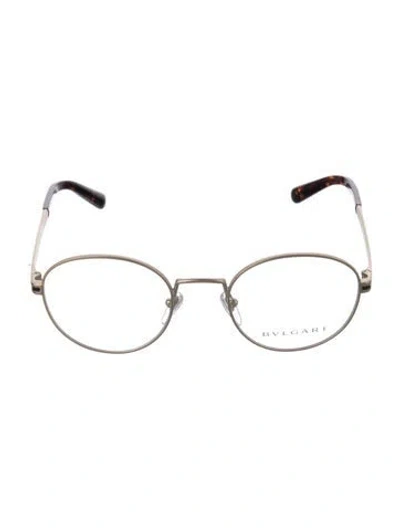 Pre-owned Bvlgari Round Eyeglasses