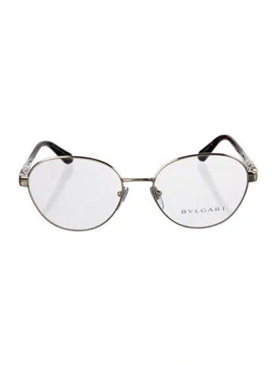 Pre-owned Bvlgari Round Eyeglasses In Multi