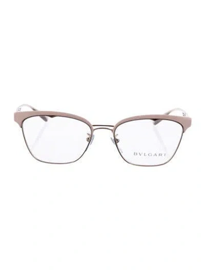 Pre-owned Bvlgari Round Eyeglasses In Multi