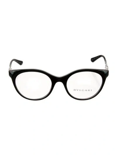 Pre-owned Bvlgari Round Eyeglasses In Multi
