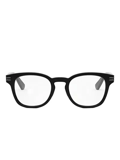 Bvlgari 圆形镜框眼镜 In Black