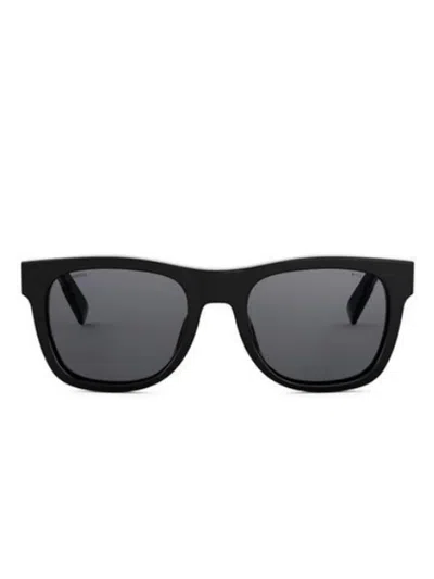 Bvlgari Round-frame Sunglasses In Black