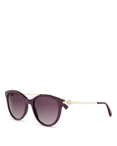 Bvlgari Round Sunglasses, 54mm In Purple