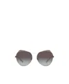 Bvlgari Round Sunglasses In Gray