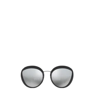 Bvlgari Round Sunglasses In Gray