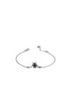 Bvlgari Save The Children Logo Embossed Bracelet In Gray