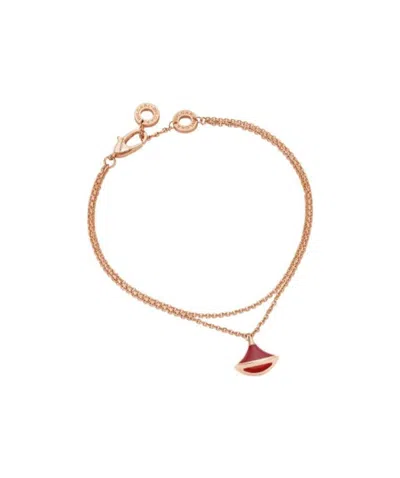 Bvlgari Sector Pendant Bracelet In Gold