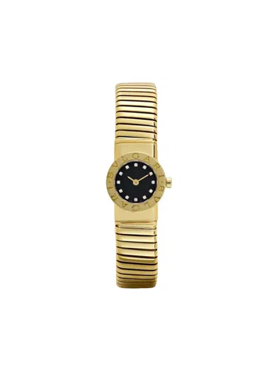 Pre-owned Bvlgari Serpenti 24mm In Black
