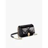Bvlgari Womens Black Serpenti Cabochon Micro Leather Cross-body Bag In Black