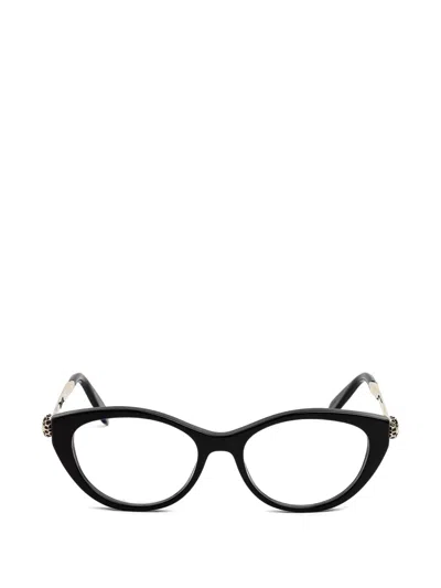 Bvlgari Serpenti Cat-eye Glasses In Black