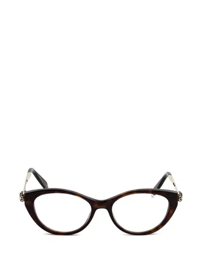 Bvlgari Serpenti Cat-eye Glasses In Black