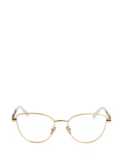 Bvlgari Serpenti Cat-eye Glasses In Gold