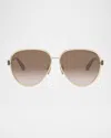 Bvlgari Serpenti Forever Bv40043u Sunglasses In Gldobrng