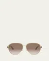 Bvlgari Serpenti Forever Bv40043u Sunglasses In Neutral