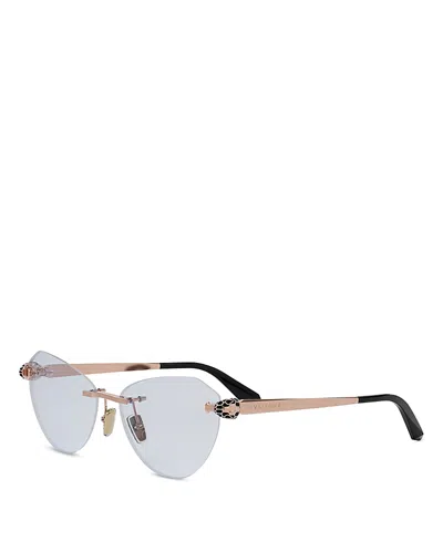 Bvlgari Serpenti Forever Cat Eye Blue Light Glasses, 57mm