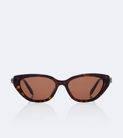 Bvlgari Serpenti Forever Cat-eye Sunglasses In Brown