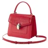 Bvlgari Serpenti Forever Crossbody Bag- Red In Red