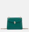 Bvlgari Serpenti Forever Day-to-night Small Leather Shoulder Bag In Green
