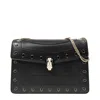 Bvlgari Serpenti Forever Embellished Shoulder Bag In Black