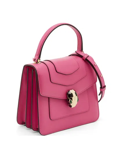 Pre-owned Bvlgari Serpenti Forever Handbag In Pink