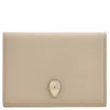 Bvlgari Serpenti Forever Leather Card Holder In White