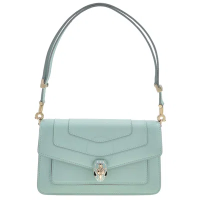 Bvlgari Serpenti Forever Leather East-west Shoulder Bag In Pattern