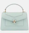Bvlgari Womens Light Blue Serpenti Forever Leather Top-handle Bag In Blue