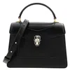 Bvlgari Serpenti Forever Medium Top Handle Bag In Black
