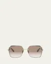 Bvlgari Serpenti Forever Metal Square Sunglasses In Multi
