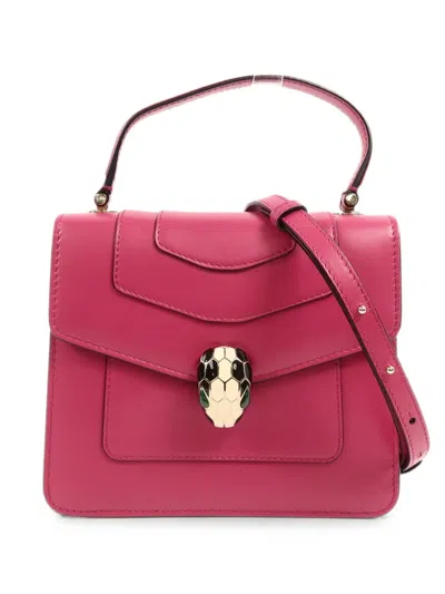 Pre-owned Bvlgari Serpenti Forever Mini Bag In Pink