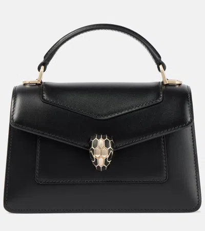 BVLGARI SERPENTI FOREVER MINI LEATHER SHOULDER BAG