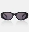 Bvlgari Serpenti Forever Oval Sunglasses In Black