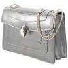 Bvlgari Serpenti Forever Shoulder Bag- Silver