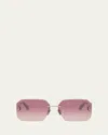Bvlgari Serpenti Forever Square Sunglasses In Pink