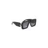 Bvlgari Serpenti Forever Square Sunglasses In Black