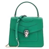 Bvlgari Serpenti Forever Top Handle Bag In Green