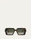 Bvlgari Serpenti Geometric Sunglasses In Brown
