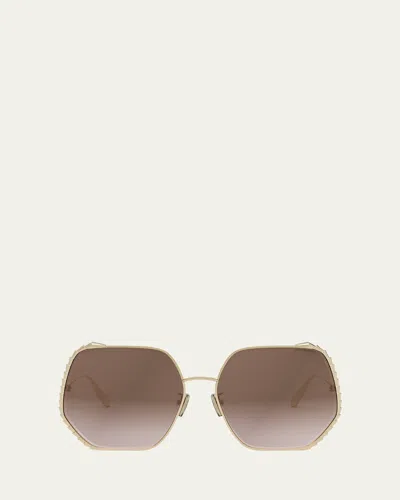 Bvlgari Serpenti Geometric Sunglasses In Multi