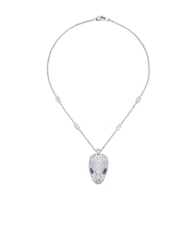 Bvlgari Serpenti Necklace In White
